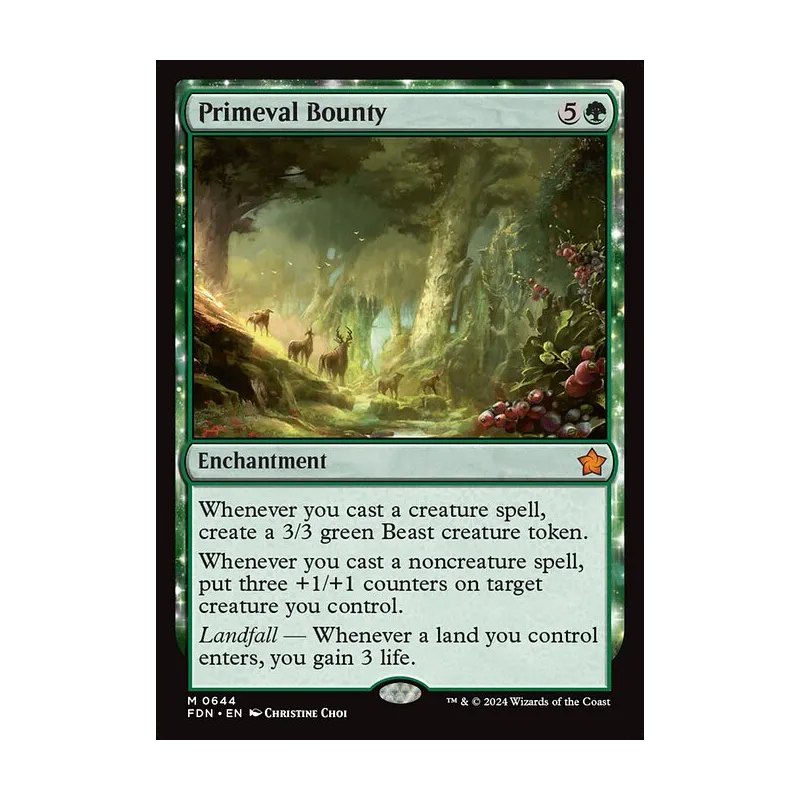 Primeval Bounty - Foundations (Near Mint)