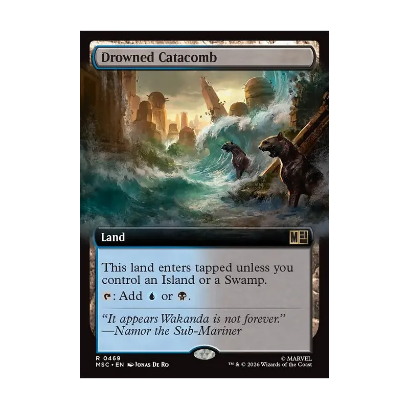 Drowned Catacomb (Extended Art) - Marvel Super Heroes Commander (Near Mint)