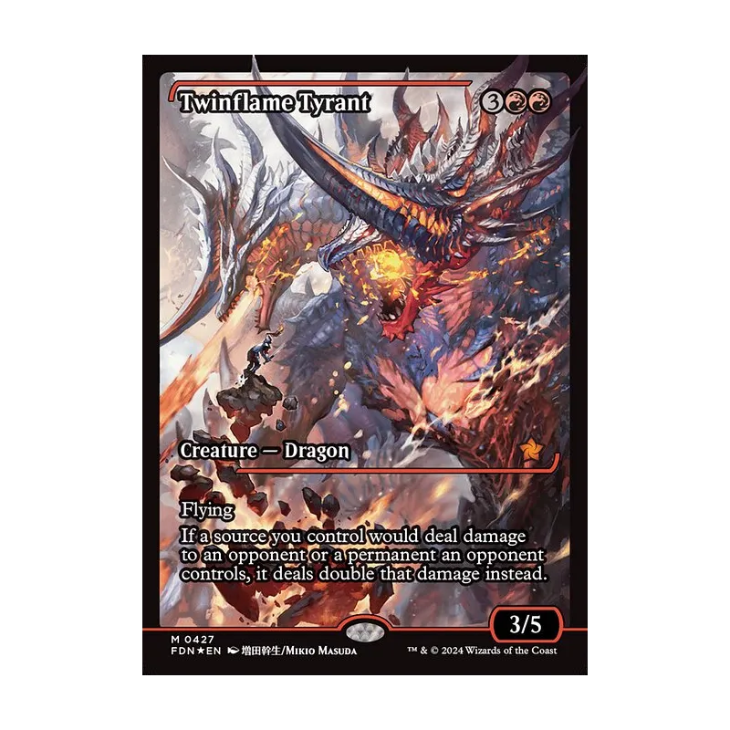 Twinflame Tyrant (Showcase) - Foundations (Foil Near Mint)