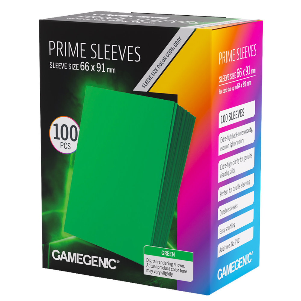 Prime Sleeves: Green (100)