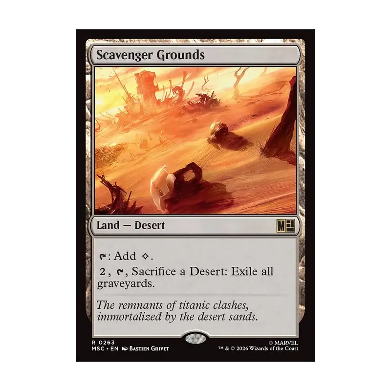 Scavenger Grounds (Surge Foil) - Marvel Super Heroes Commander (Foil Near Mint)