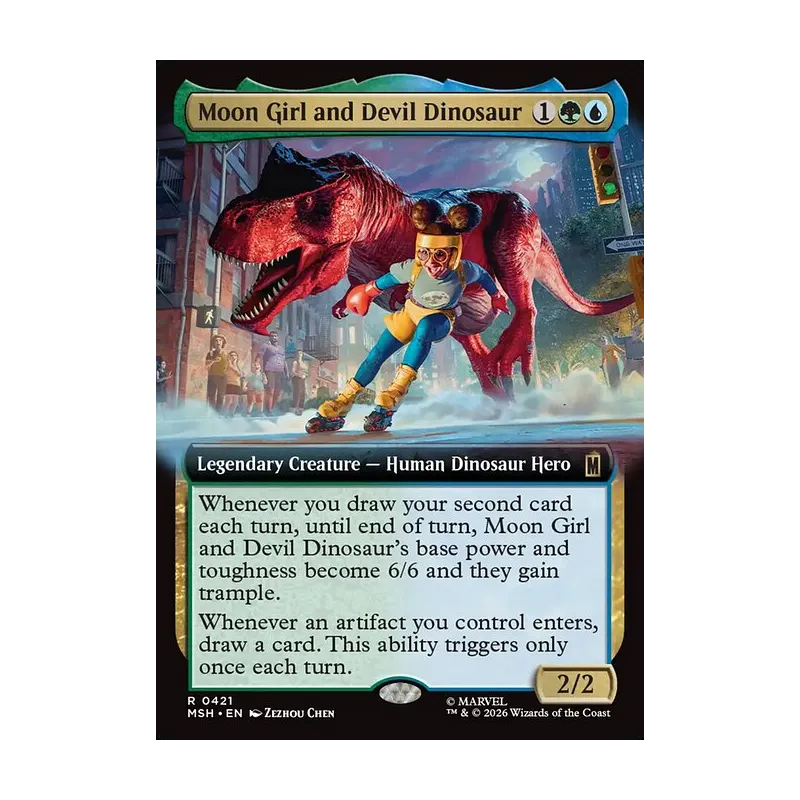 Moon Girl and Devil Dinosaur (Extended Art) - Marvel Super Heroes (Near Mint)