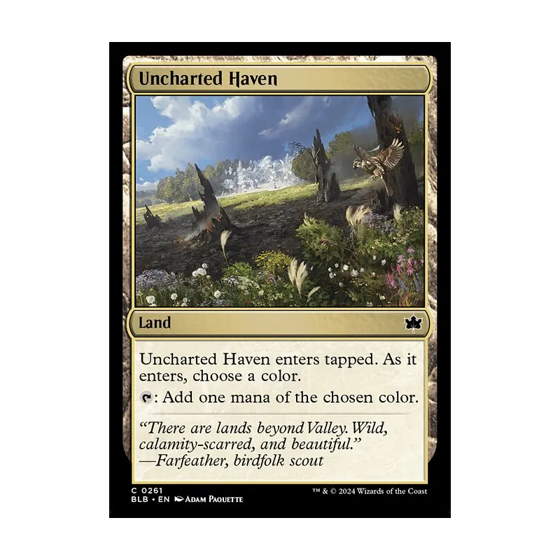 Uncharted Haven - Bloomburrow (Near Mint)