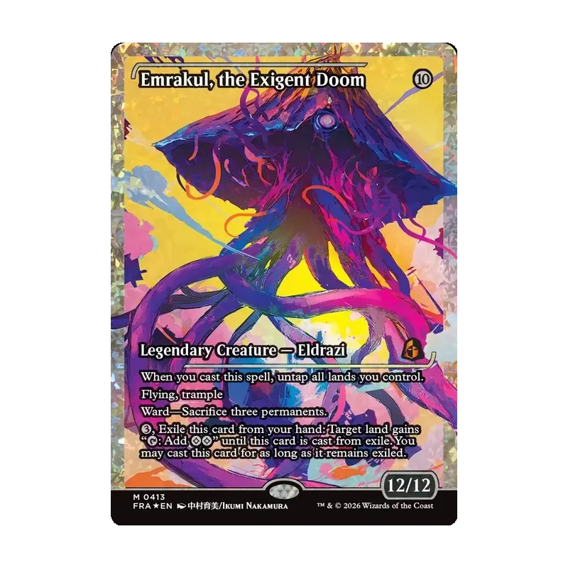 Emrakul, the Exigent Doom (Showcase) (Fracture Foil) - Reality Fracture (Foil Near Mint)