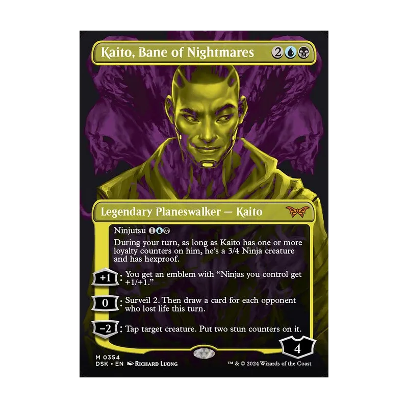 Kaito, Bane of Nightmares (Showcase) - Duskmourn: House of Horror (Near Mint)