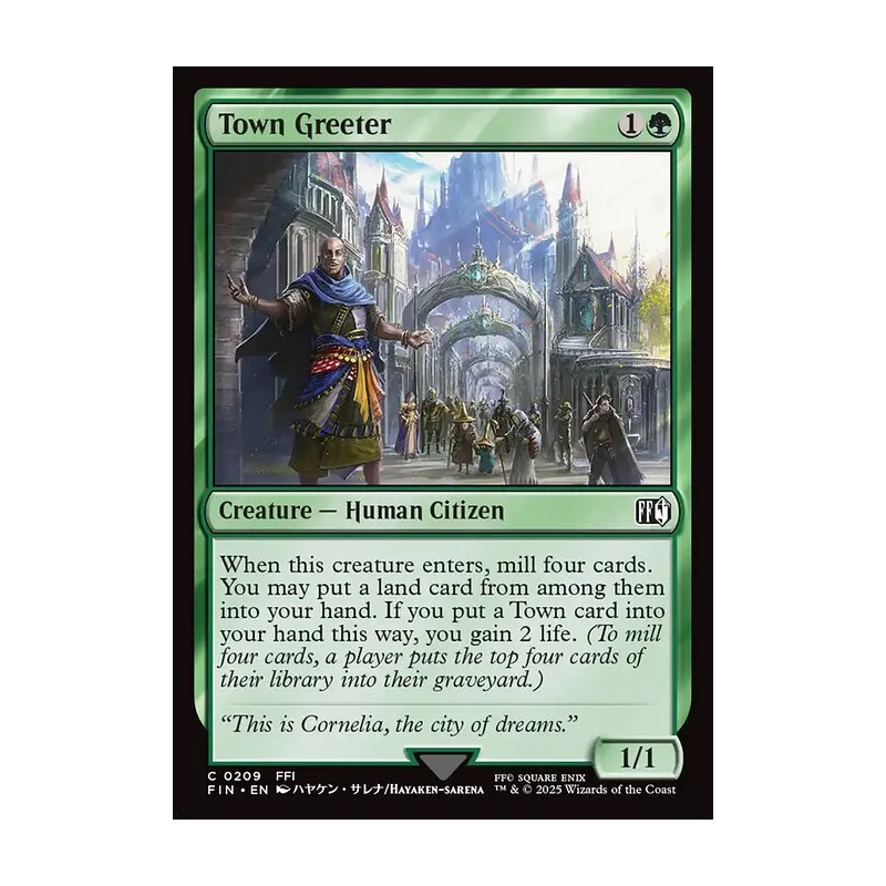 town mtg final fantasy How to improve a towns commander deck with Final Fantasy cards?