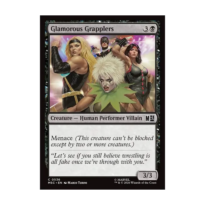 Glamorous Grapplers - Marvel Super Heroes Commander (Near Mint)