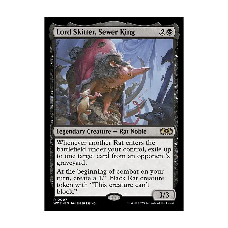 Lord Skitter, Sewer King - Wilds of Eldraine (Near Mint)