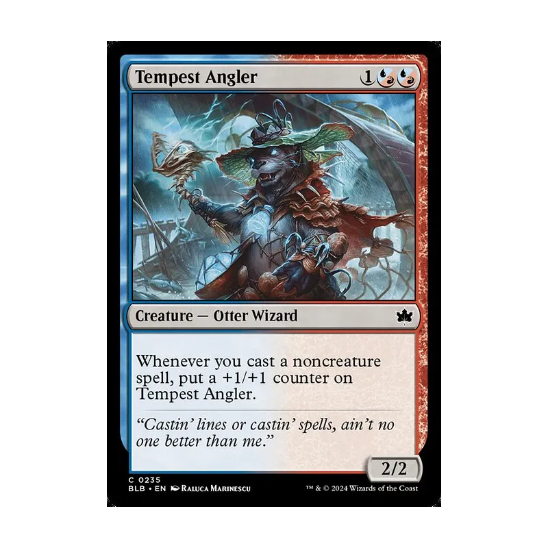 Tempest Angler - Bloomburrow (Near Mint)