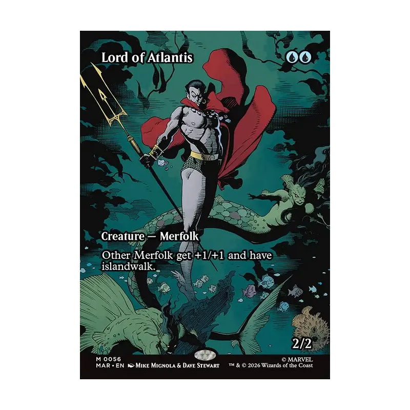 Lord of Atlantis (Borderless) - Marvel Universe (Near Mint)