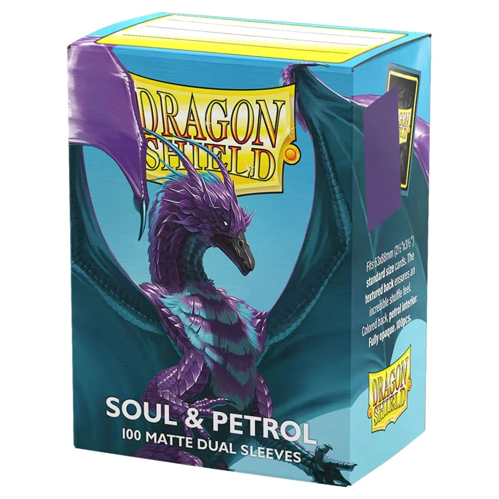 Dragon Shield Sleeves: Matte Dual - Soul & Petrol (100) (Preorder)