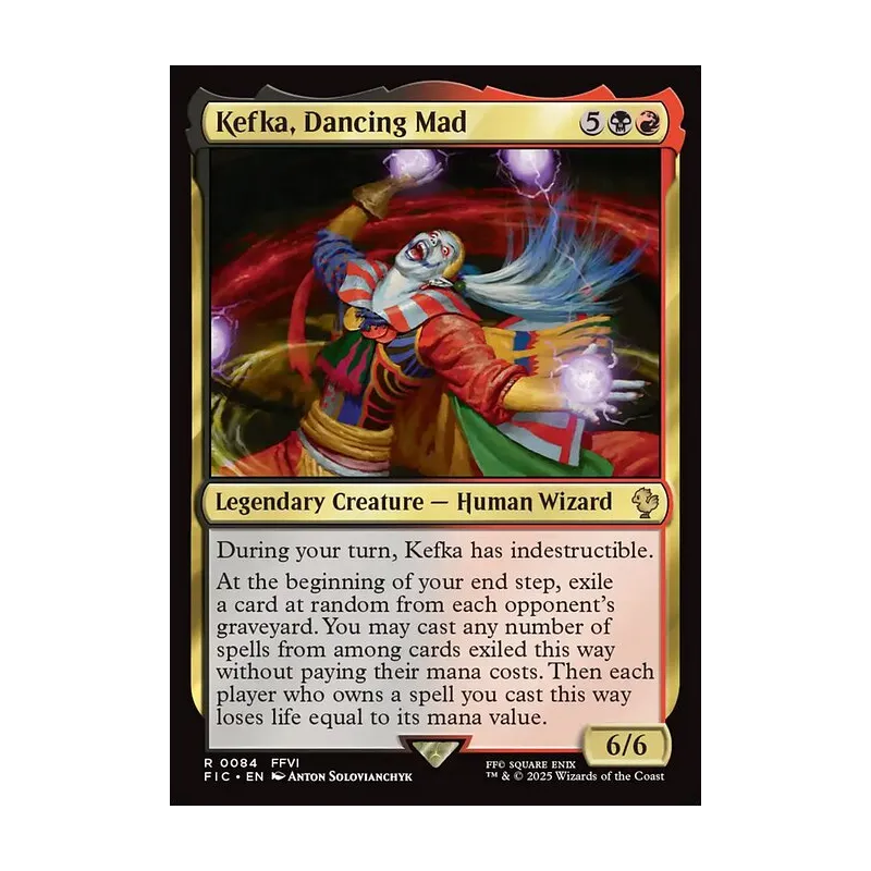 Kefka, Dancing Mad - Final Fantasy Commander (Near Mint)