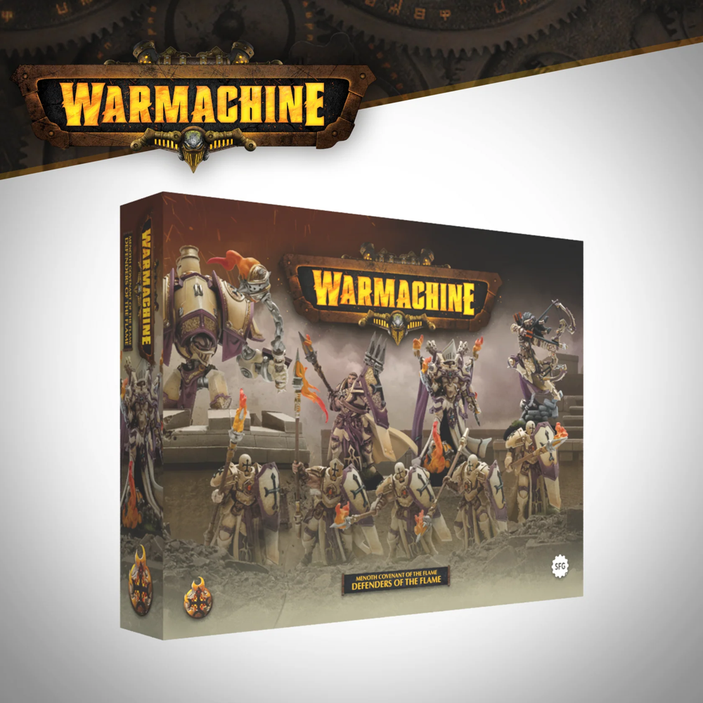 Warmachine: Menoth Covenant of the Flame - Defenders of the Flame Command Set (Preorder)