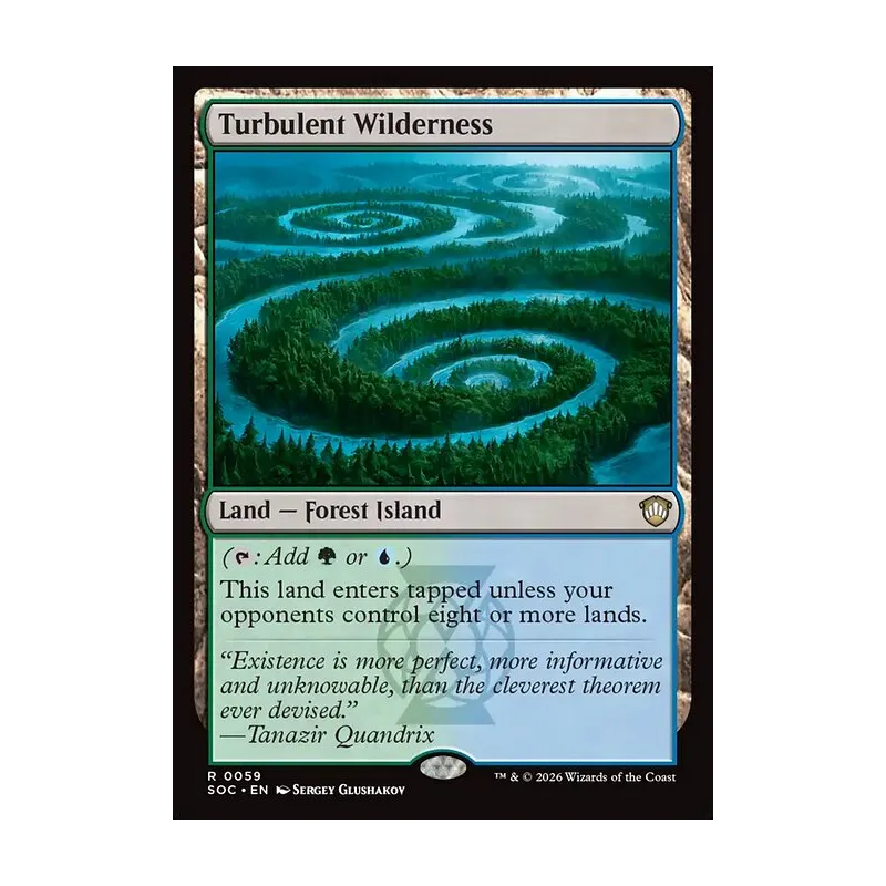 Turbulent Wilderness - Secrets of Strixhaven Commander (Near Mint)