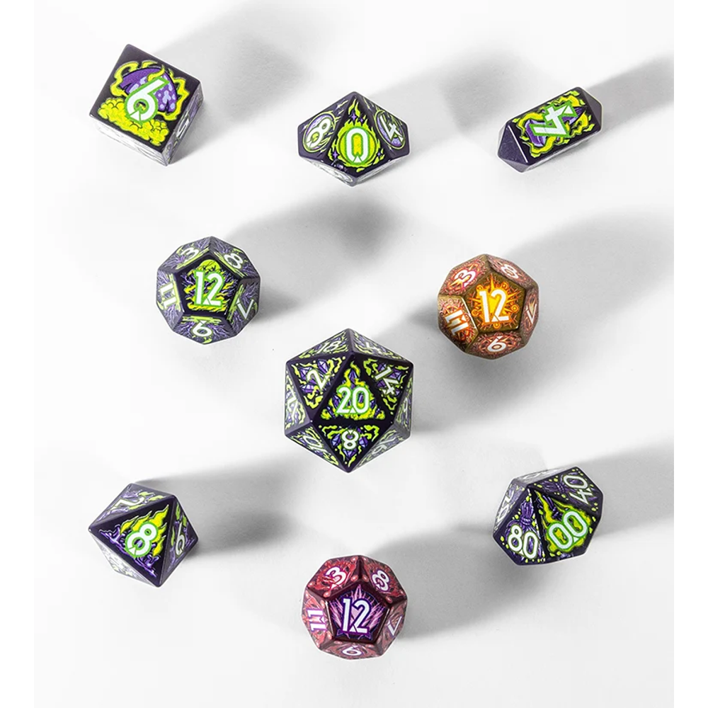 Botch Dice Set: Daggerheart Hope & Fear - Witch (9) (Preorder)