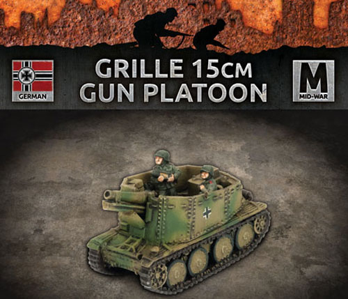 Flames of War: WW2 - Grille 15cm Gun Platoon
