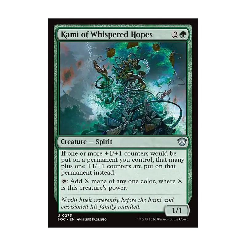 Kami of Whispered Hopes - Secrets of Strixhaven Commander (Near Mint)