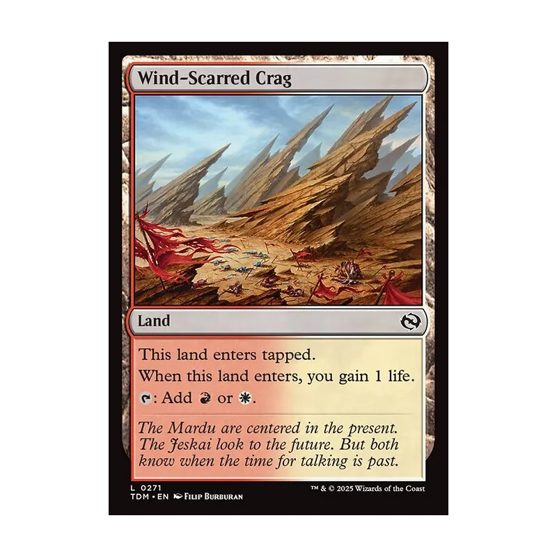 Wind-Scarred Crag - Tarkir: Dragonstorm (Near Mint)