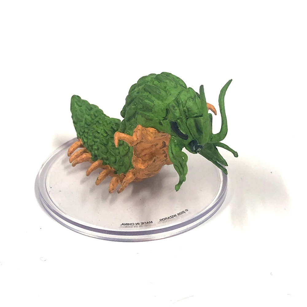 Monster Manual Collection 2 #28b Carrion Crawler (Bright Green/Yellow) (U)