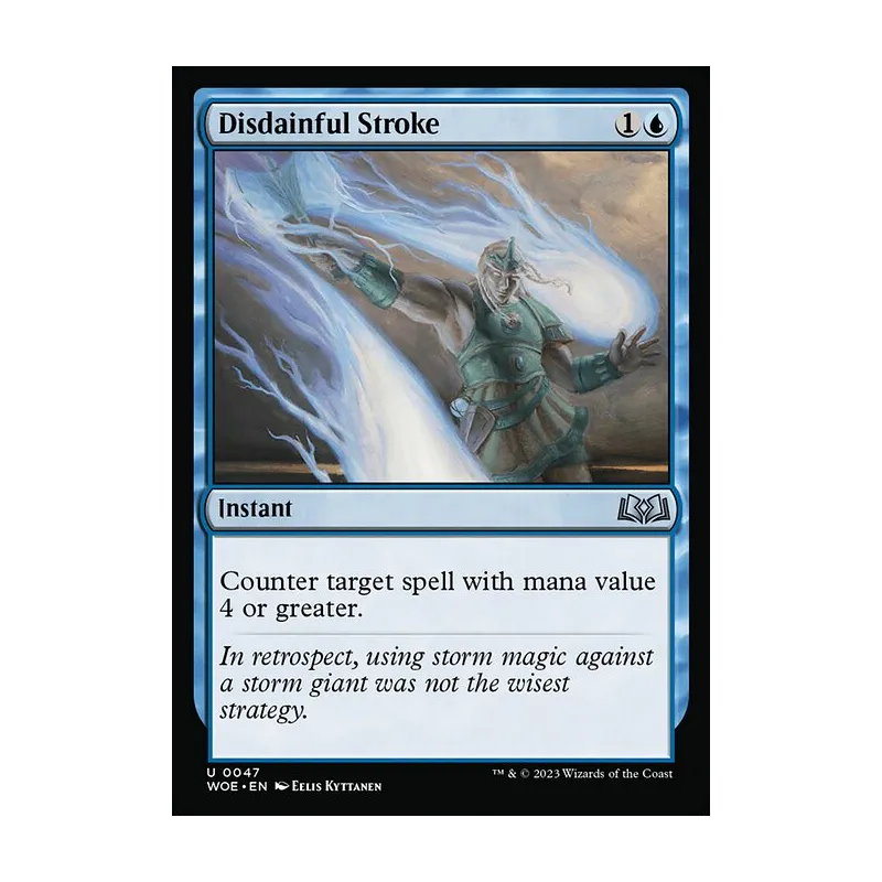 Disdainful Stroke - Wilds of Eldraine (Near Mint)