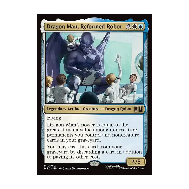 Dragon Man, Reformed Robot (Surge Foil) - Marvel Super Heroes Commander (Foil Near Mint)