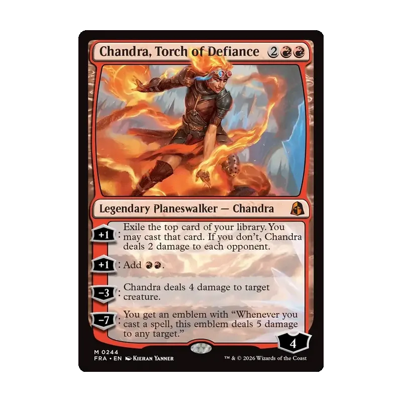 Chandra, Torch of Defiance - Reality Fracture (Near Mint)