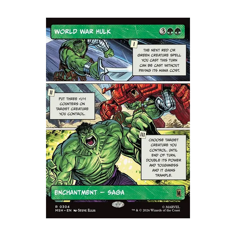 World War Hulk (Borderless) - Marvel Super Heroes (Near Mint)