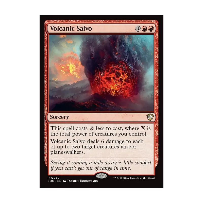 Volcanic Salvo - Secrets of Strixhaven Commander (Near Mint)
