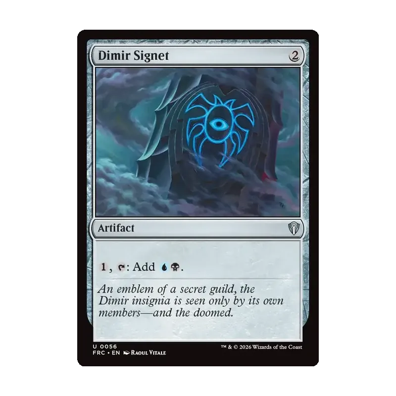Dimir Signet - Reality Fracture Commander (Near Mint)
