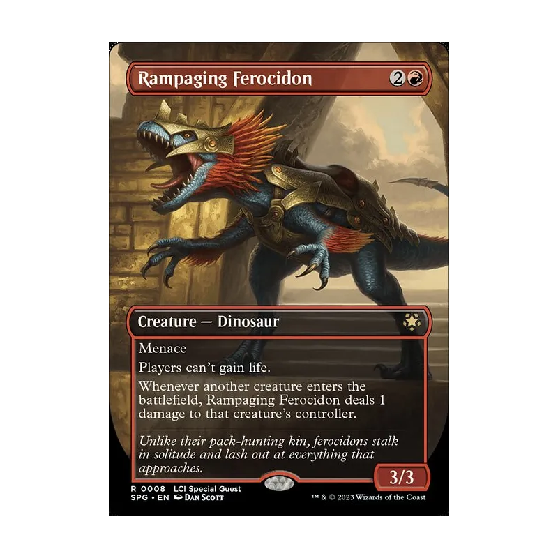 Rampaging Ferocidon (Borderless) - Special Guests (Near Mint)