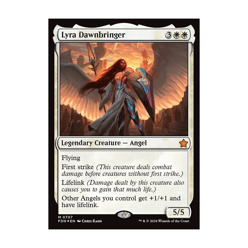 Lyra Dawnbringer - Foundations (Foil Near Mint)