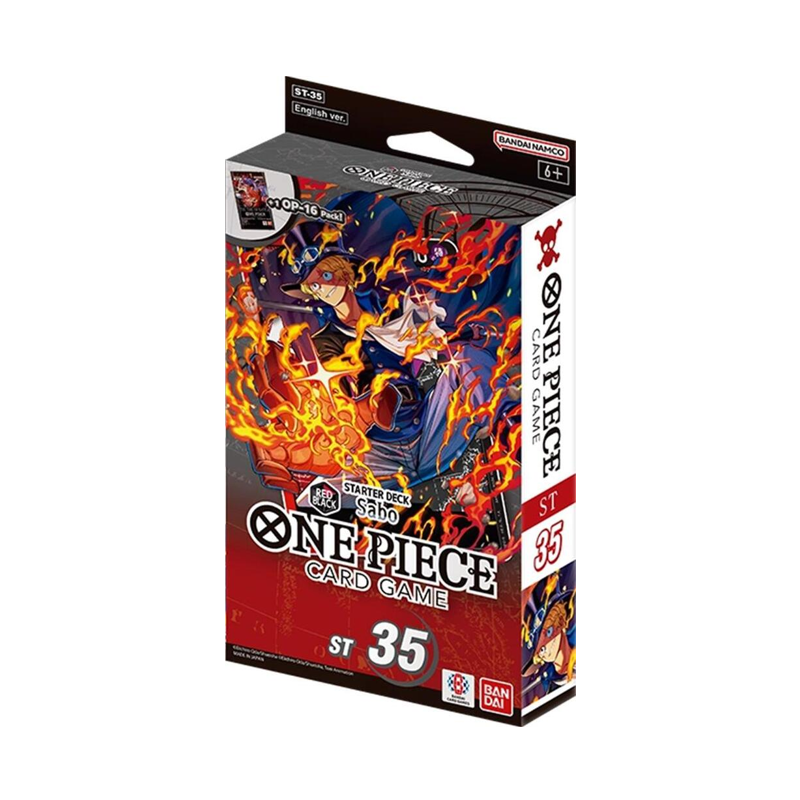 One Piece TCG: RED/BLACK Sabo [ST-35] - Starter Deck (New Arrival)