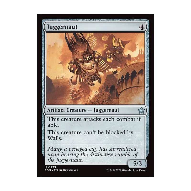Juggernaut - Foundations (Foil Near Mint)