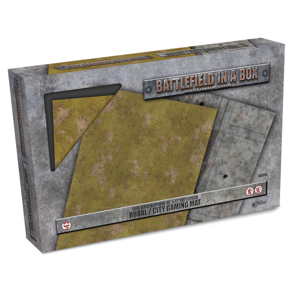 Battlefield in a Box: Gaming Mat - Rural/City (48 x 72in)