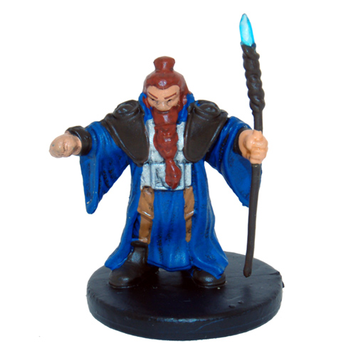 Wizard Devil Mini Rage of Demons #08 Shield Dwarf Wizard (C) | Miniature Market