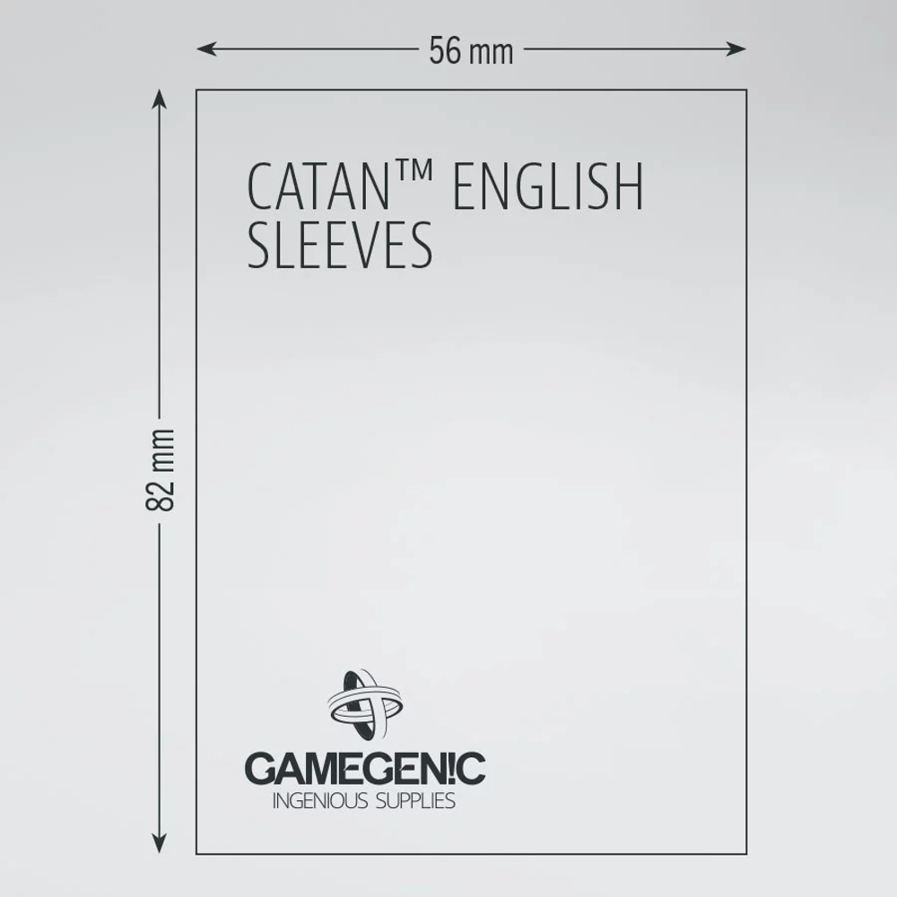 Board Game Sleeves: Catan English - Clear