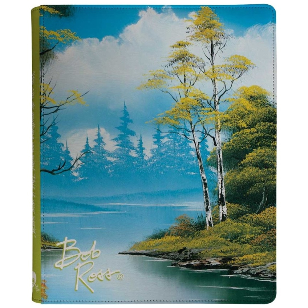 Bob Ross 9-Pocket Zippered Pro-Binder: Lakeside Path (New Arrival)