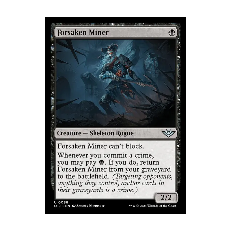 Forsaken Miner - Outlaws of Thunder Junction (Near Mint)