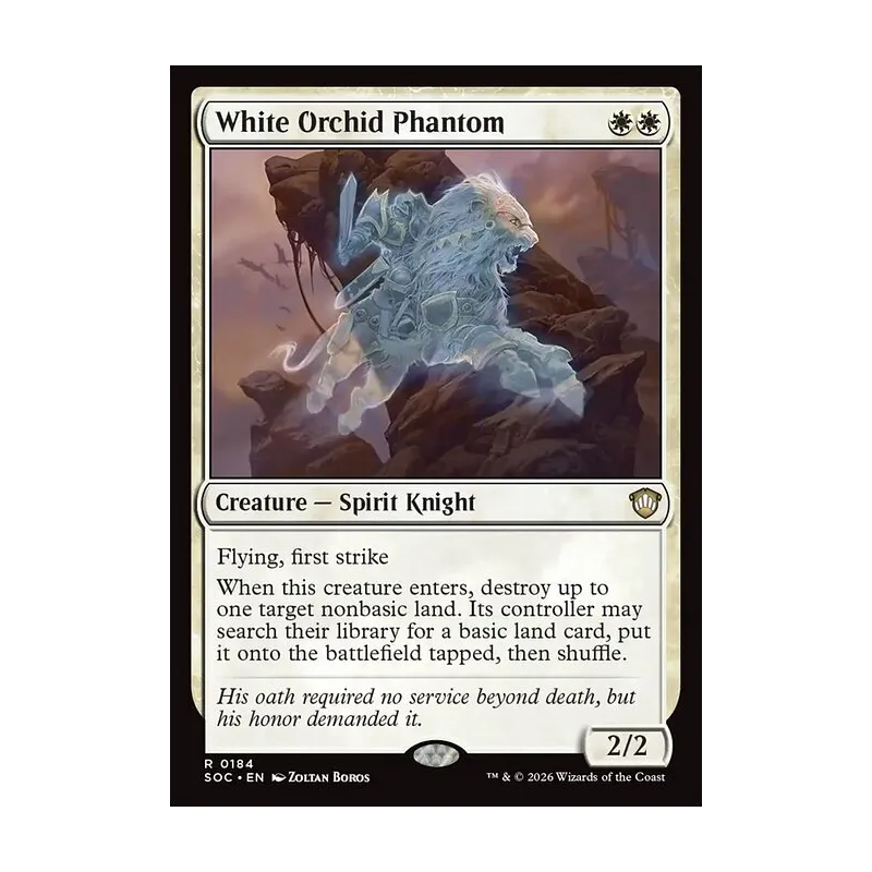 White Orchid Phantom - Secrets of Strixhaven Commander (Near Mint)