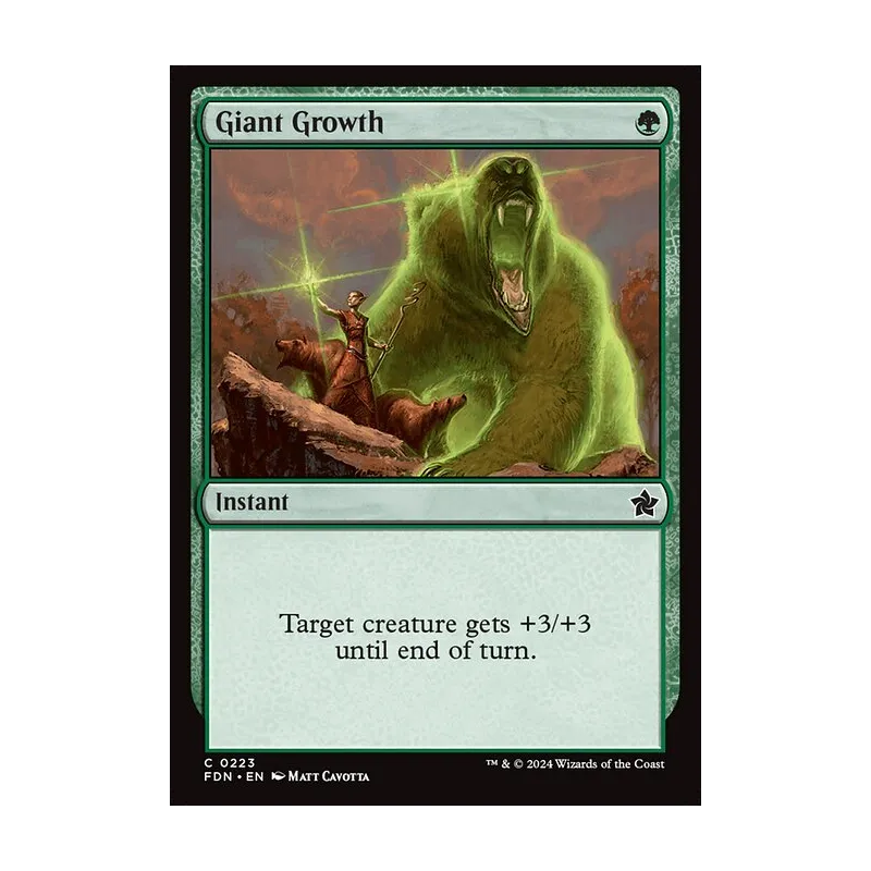 Giant Growth - Foundations (Near Mint)