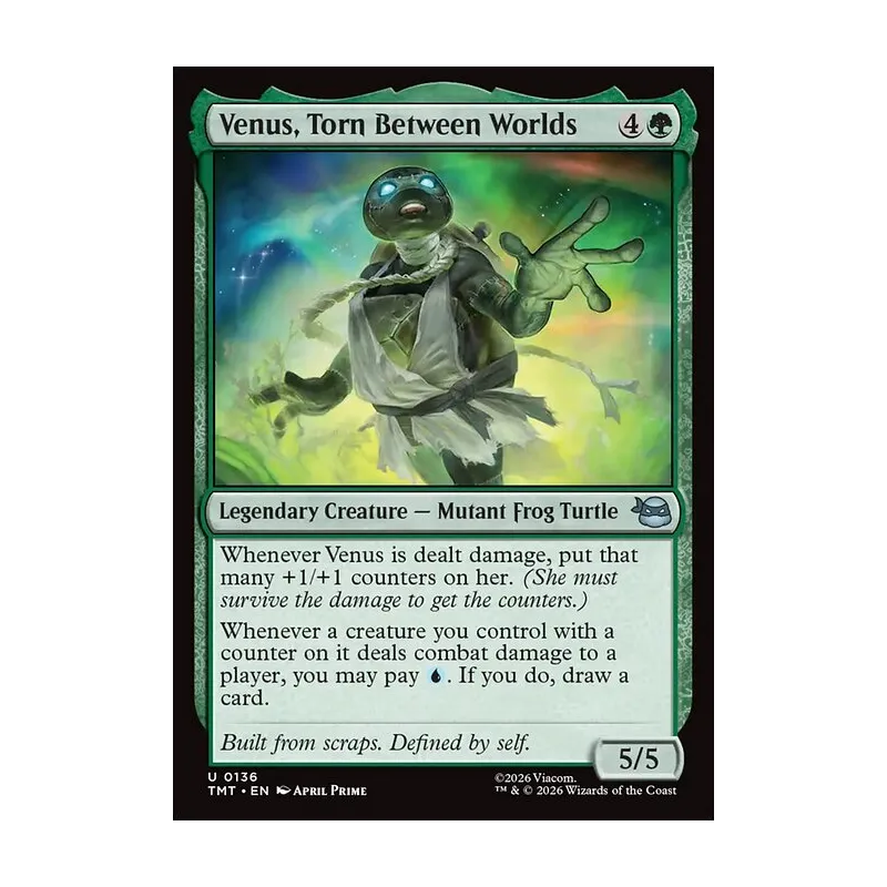 Venus, Torn Between Worlds |TMNT Ninja Turtles MTG
