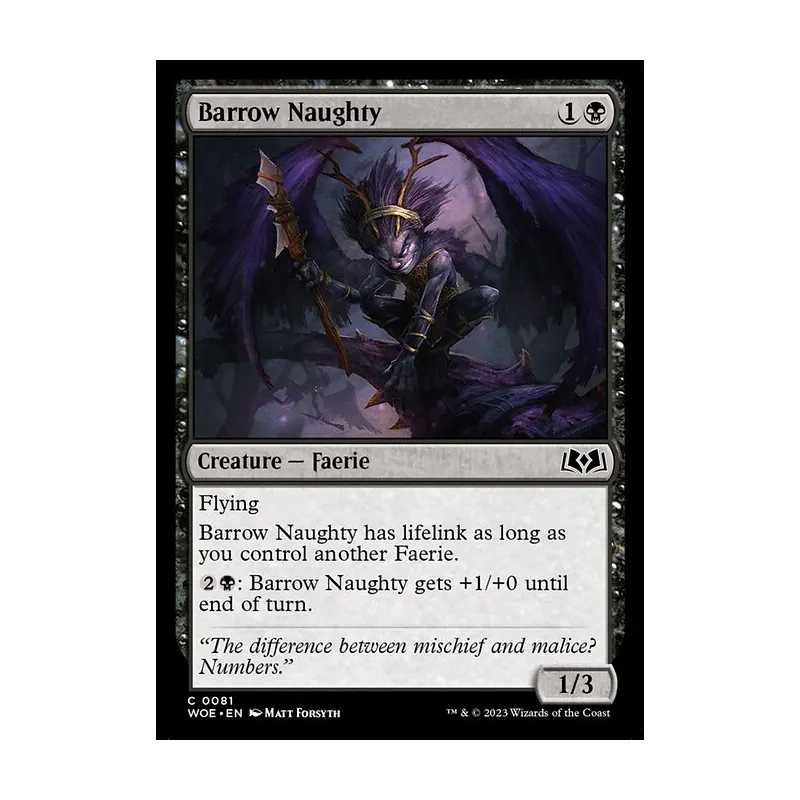 Barrow Naughty - Wilds of Eldraine (Near Mint)