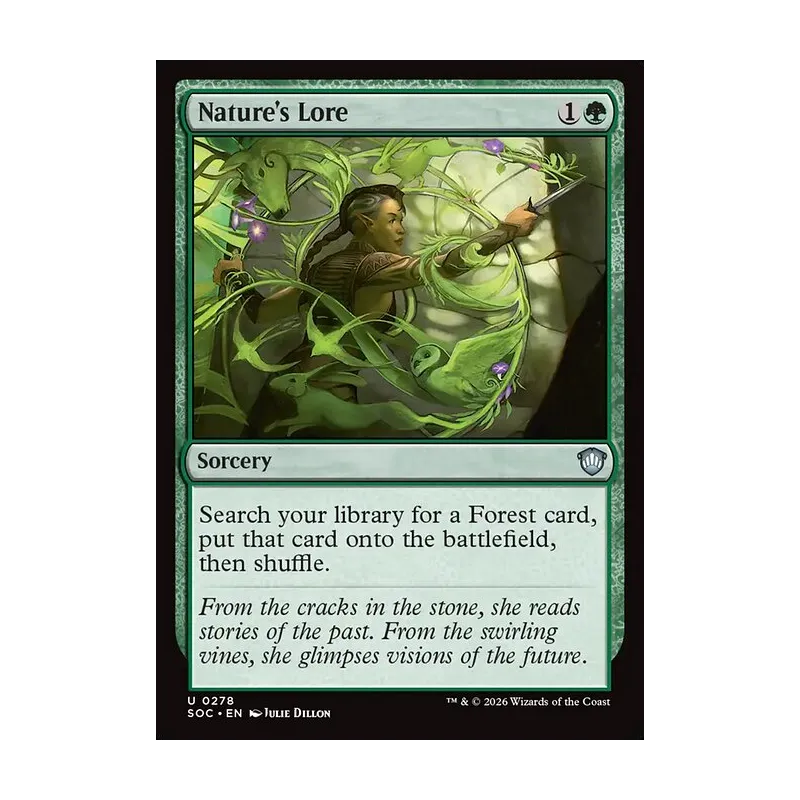 Nature's Lore - Secrets of Strixhaven Commander (Near Mint)