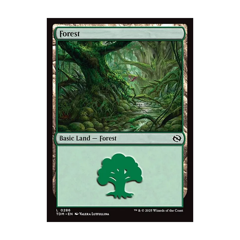Forest (0286) - Tarkir: Dragonstorm (Near Mint)