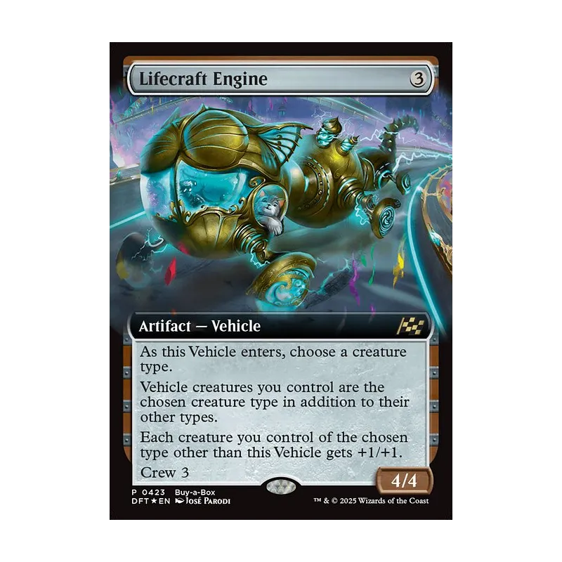 Lifecraft Engine (Extended Art) - Aetherdrift (Foil Near Mint)