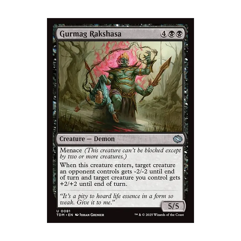 Gurmag Rakshasa - Tarkir: Dragonstorm (Foil Near Mint)