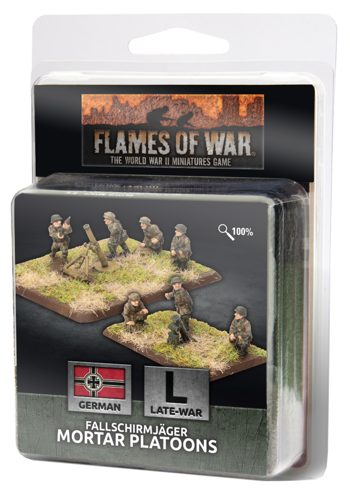 Flames of War WW2: German - Fallschirmjager Mortar Platoons