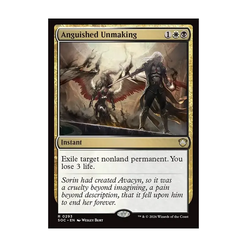 Anguished Unmaking - Secrets of Strixhaven Commander (Near Mint)