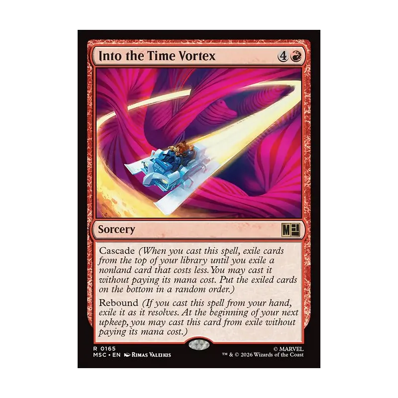 Into the Time Vortex (Surge Foil) - Marvel Super Heroes Commander (Foil Near Mint)
