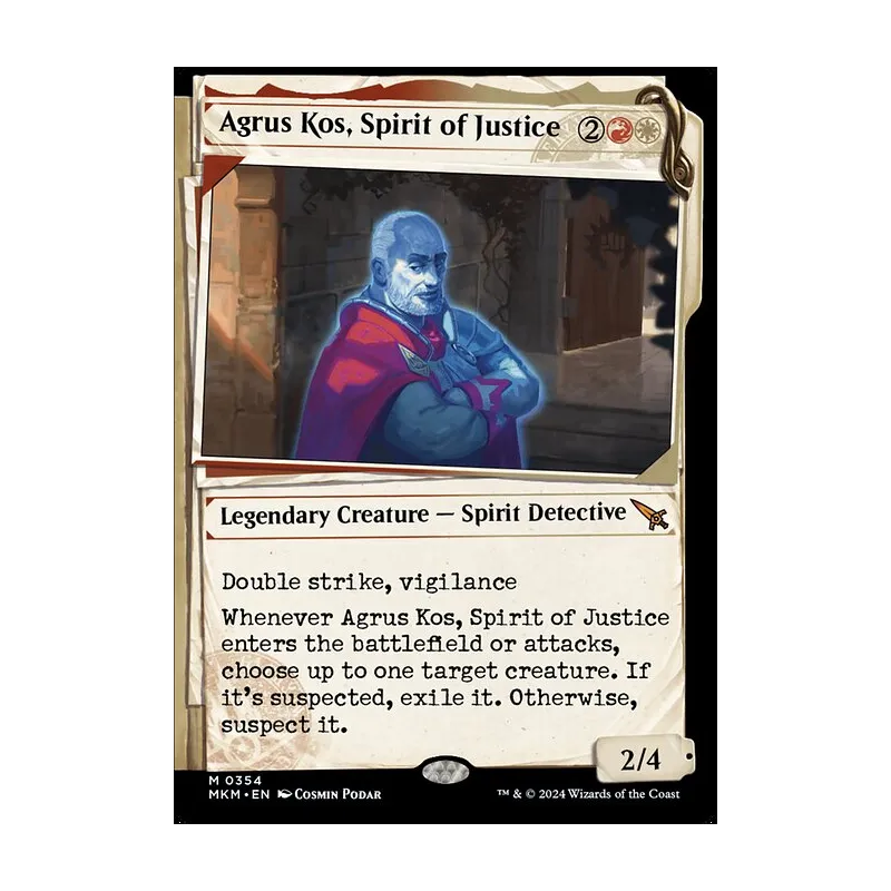 Agrus Kos, Spirit of Justice (Showcase) - Murders at Karlov Manor (Near Mint)
